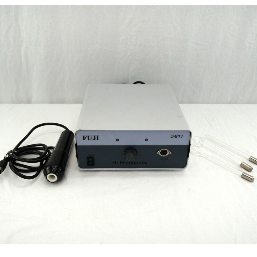 FUJI  High Frequency Facial Machine Model D-217 | w/Wand & Attachments